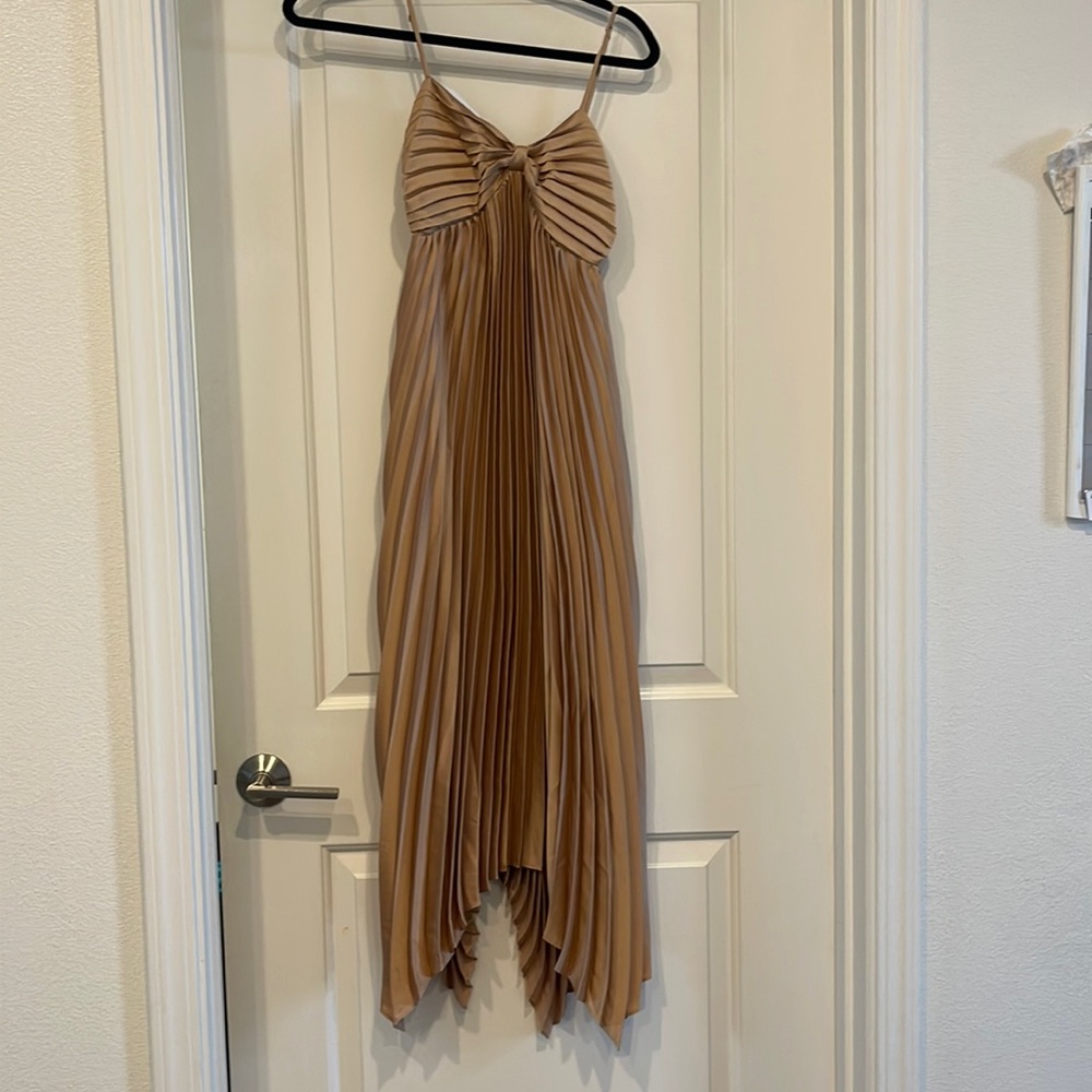 Petal and pup gold dress